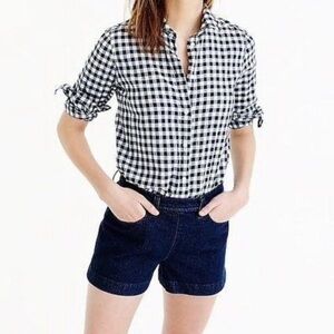 J. Crew Denim side zip 4” short size 27
